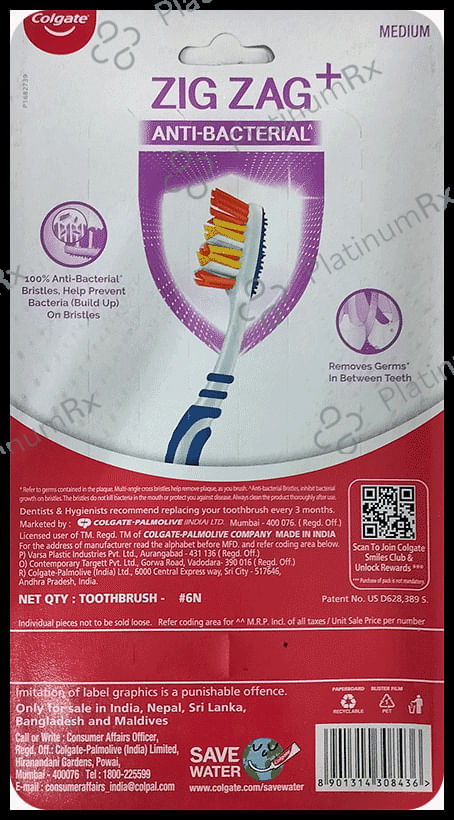 Colgate Bristle Deep Clean Toothbrush Medium