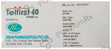Telfirst 40mg Tablet 15s