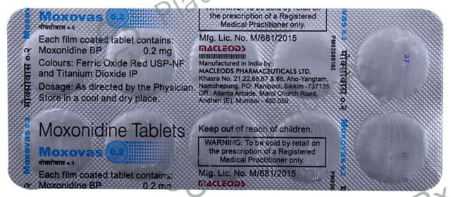 Moxovas 0.2mg Tablet 10s
