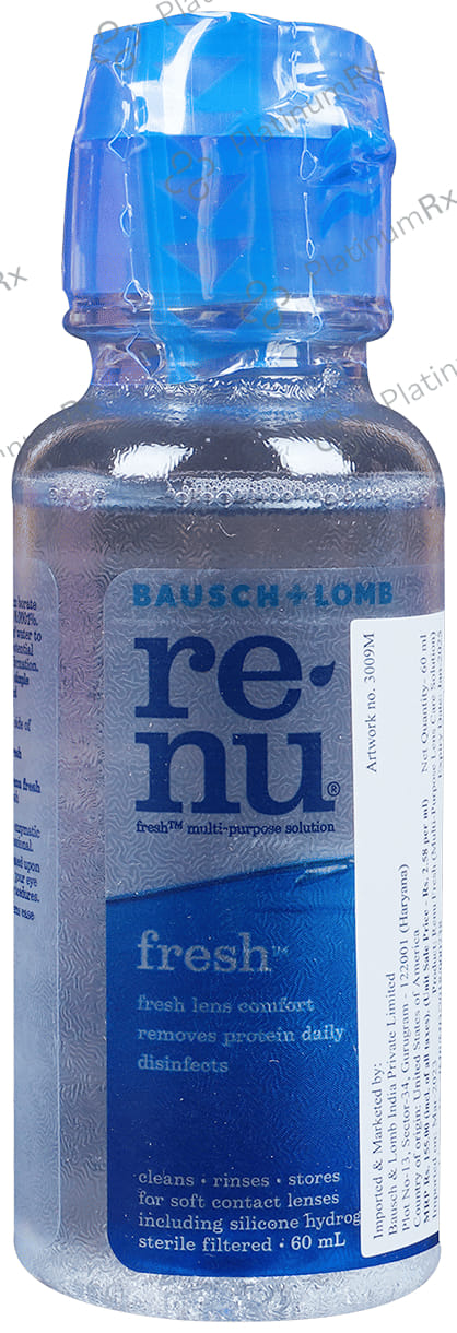 Renu Fresh Lens Cleansing Solution 60ml
