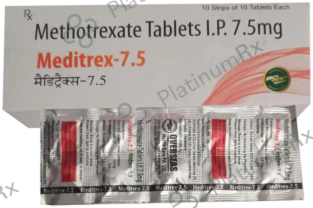 Meditrex 7.5mg Tablet 4s