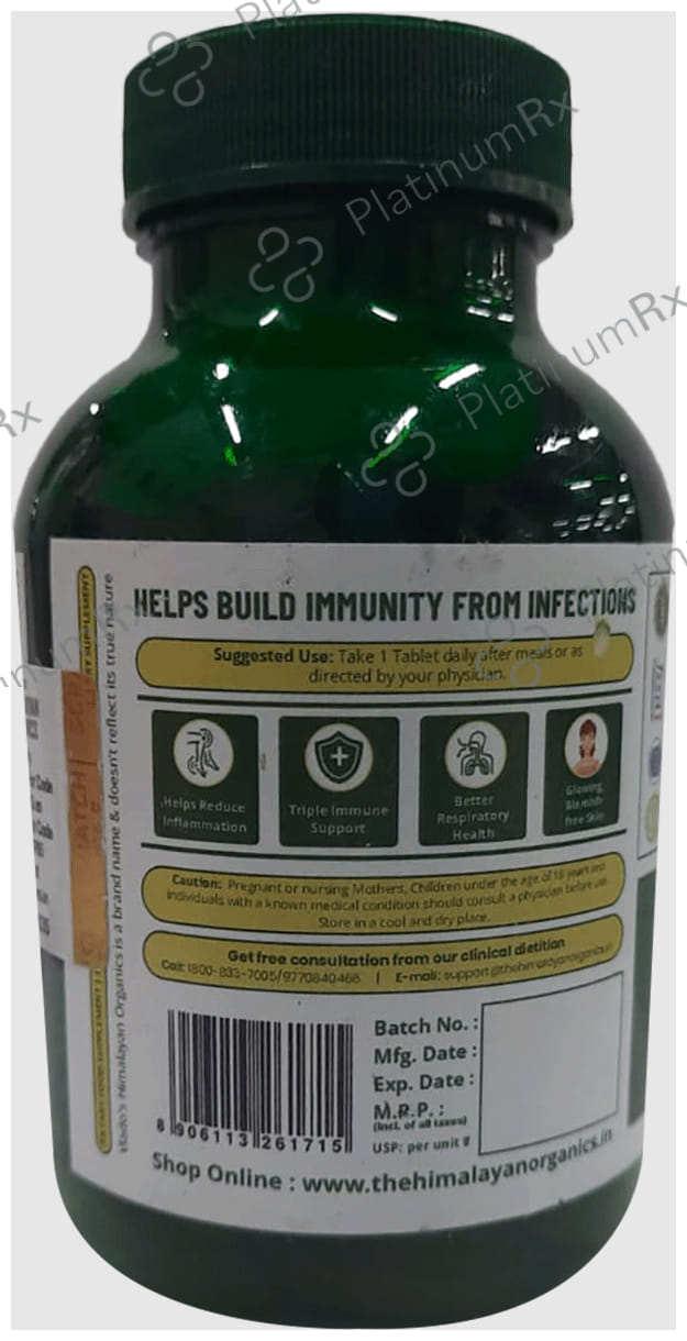Himalayan Organics Vitamin C as Amla Extract 1000mg Tablet 120s