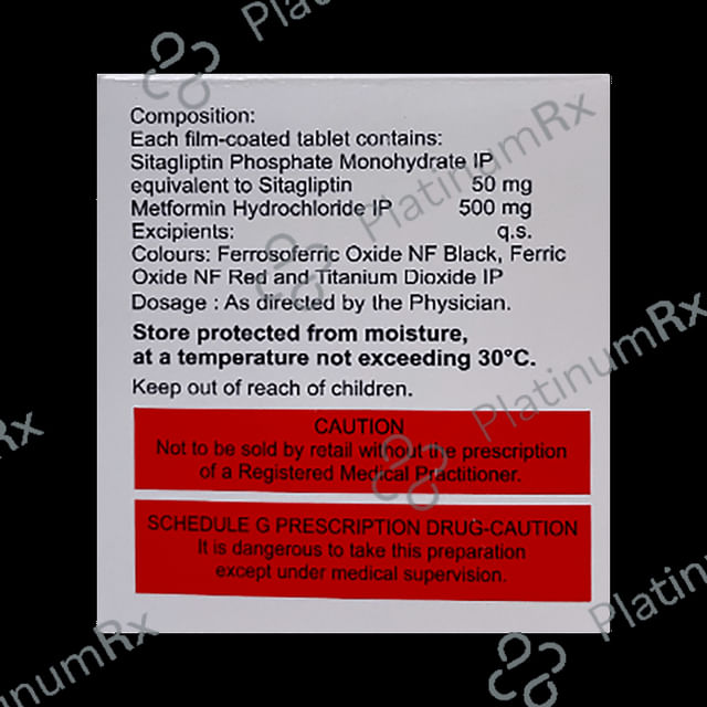 Sitaglo M 500/50mg Tablet 15s