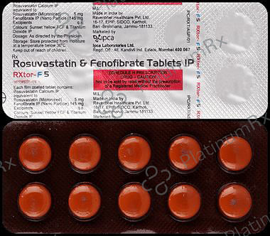 Rxtor F 5/145mg Tablet 10s