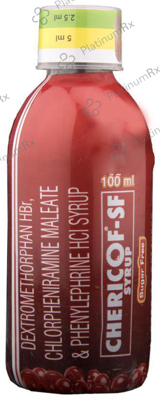 Chericof SF 2/10/5mg Syrup 100ml