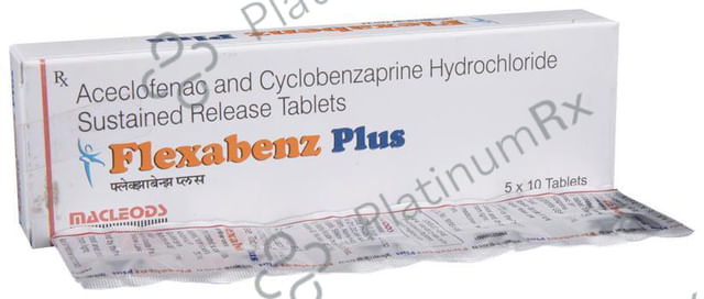 Flexabenz Plus 200/15mg Tablet SR 10s
