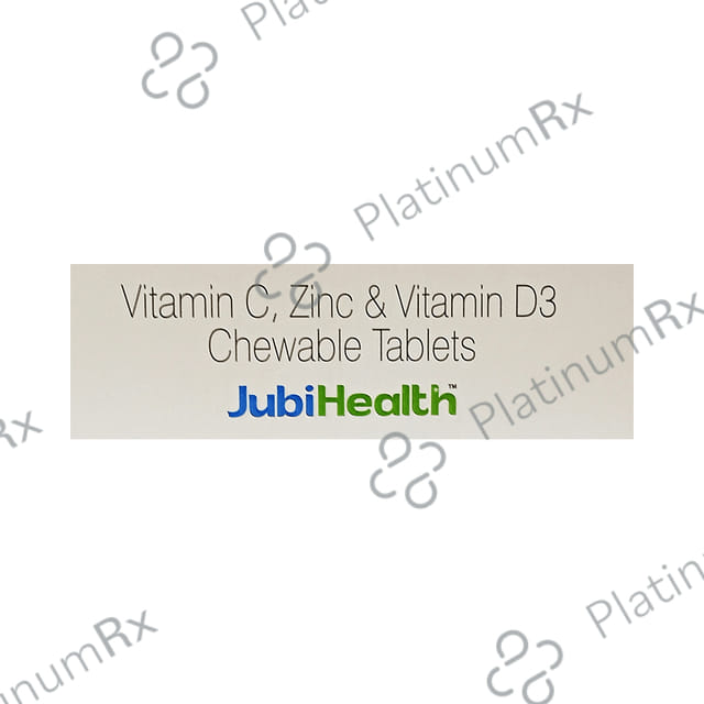 Jubihealth Chewable Tablet Orange Sugar Free