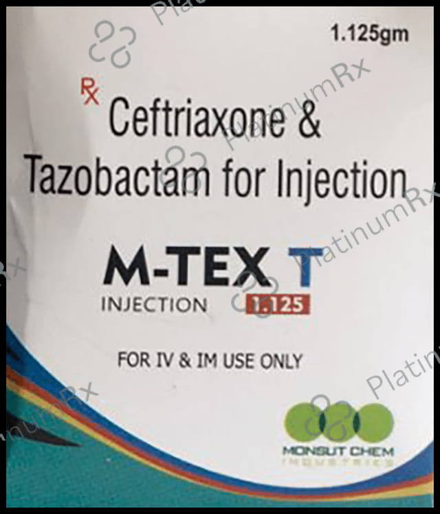 M Tex T 1000mg/125mg Injection