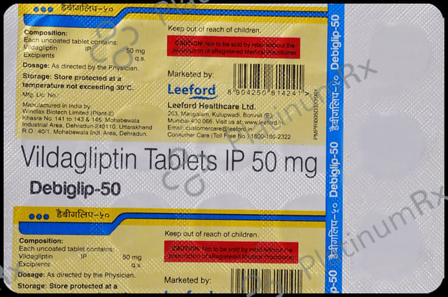 Debiglip 50mg Tablet