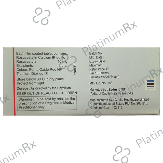 Zyrova 40mg Tablet 10s