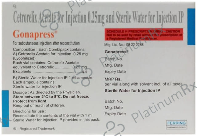 Gonapress 0.25mg Injection