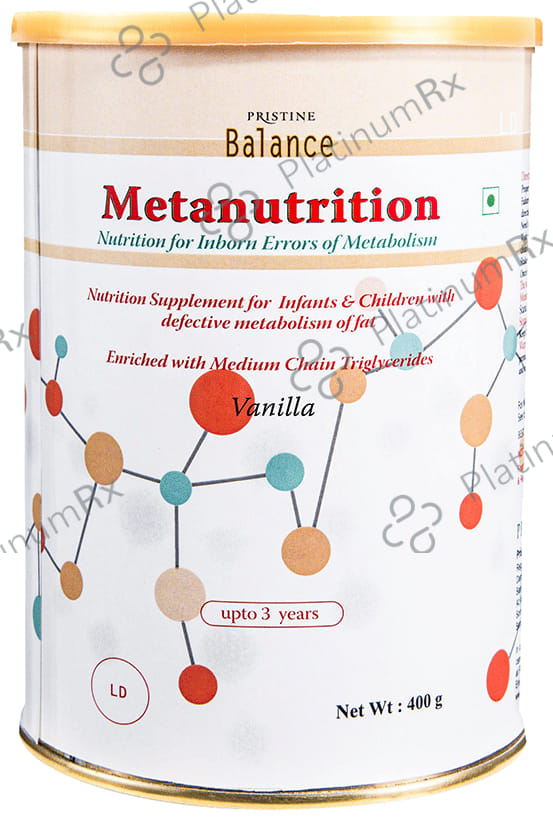 Pristine Balance Metanutrition LD (Upto 3 Years) for Metabolism - Flavour Powder Vanilla