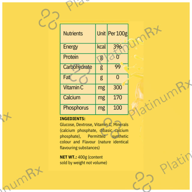 Healthy You Glucose Instant Drink with Vitamin C Mango Powder 400 gm