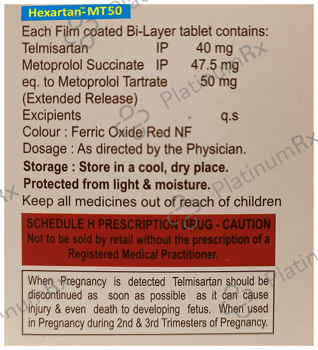Hexartan-MT 50 Tablet ER