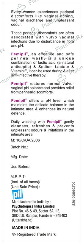 PIL Femipil for Feminine Hygiene Lotion 100ml