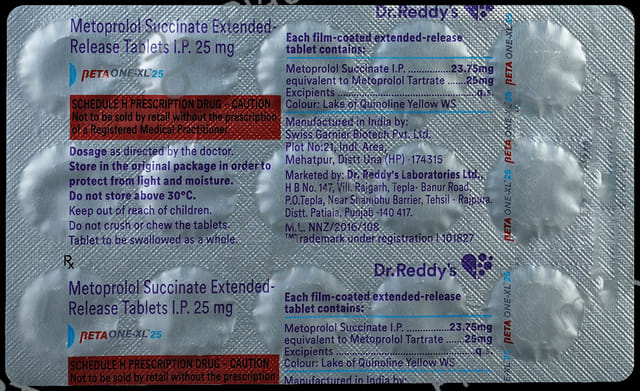 Betaone XL 25mg Tablet 15s