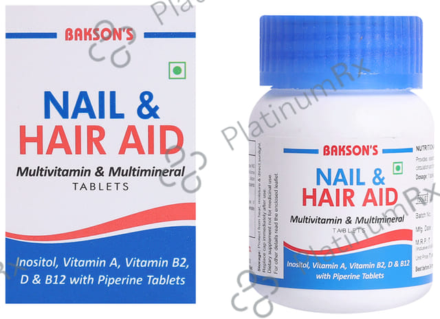 Bakson's Nail & Hair Aid Tablet 30 tablets