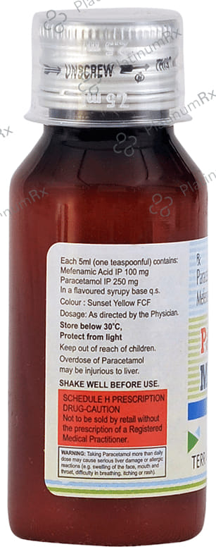 Paratee MF 250 Oral Suspension Mango