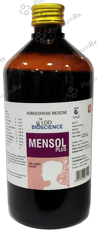 LDD Bioscience Mensol Plus Syrup 450 ml