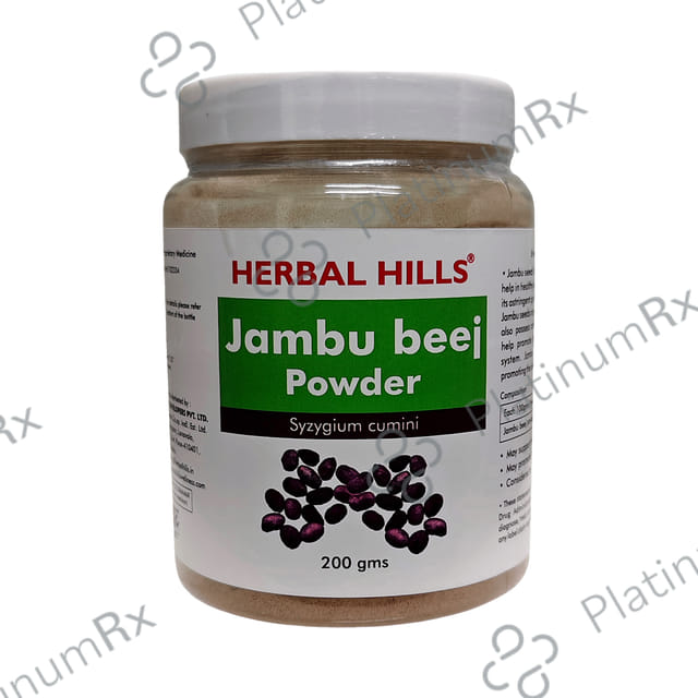 Herbal Hills Organic Jambu Eugenia Jambolana Powder