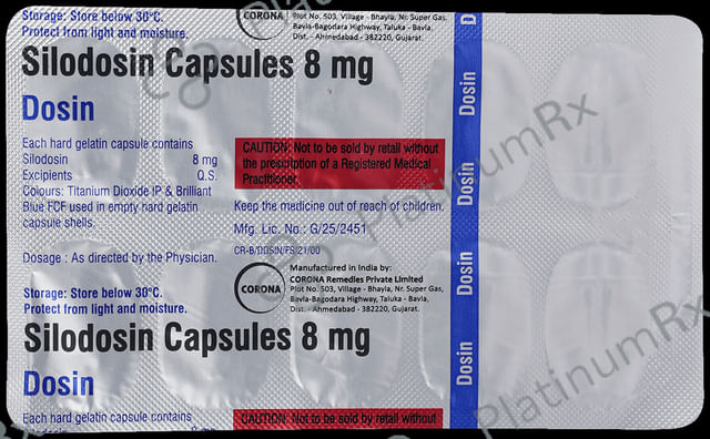 Dosin 8mg Capsule 10s