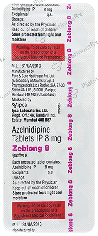 Zeblong 8mg Tablet 10s