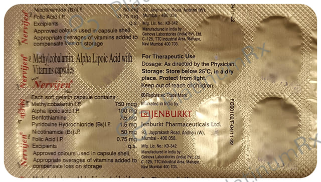 New Nervijen Plus Capsule 10s