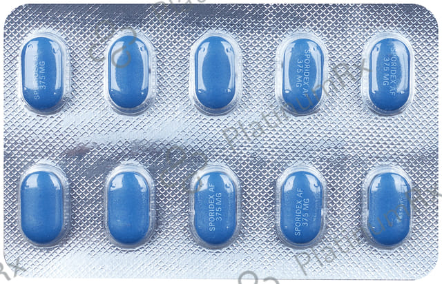 Sporidex AF 375mg Tablet ER 10s