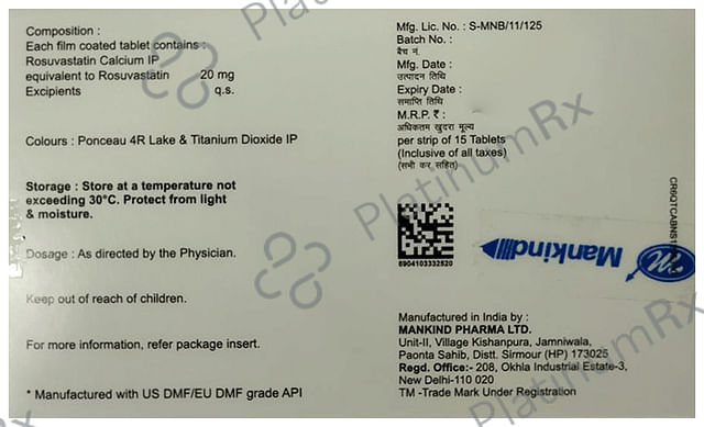 Statpure 20mg Tablet 15s