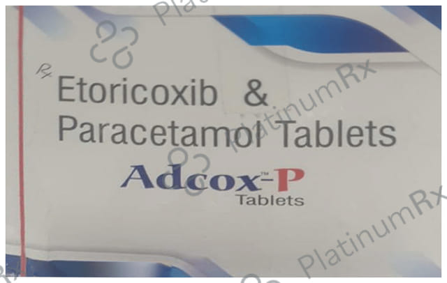 Adcox P 60/500mg Tablet 10s