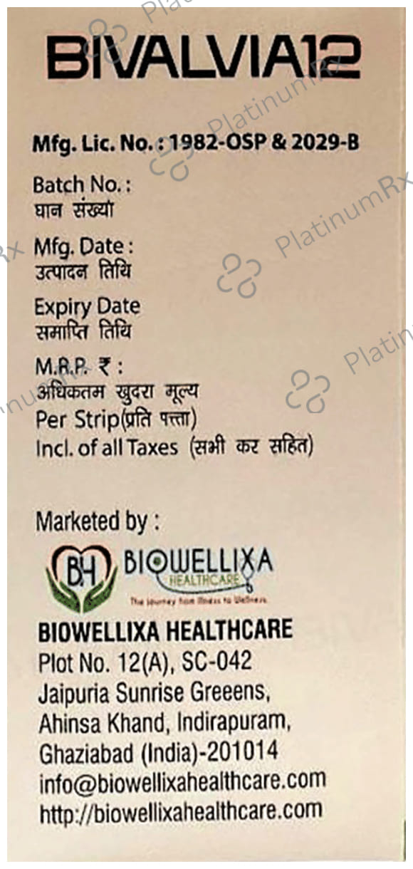 Bivalvia12 1500mcg Tablet MD 10s