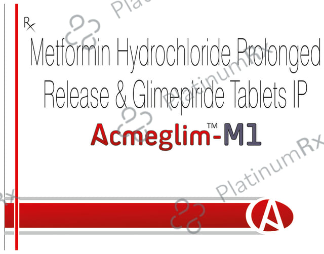 Acmeglim M 1/500mg Tablet PR 10s