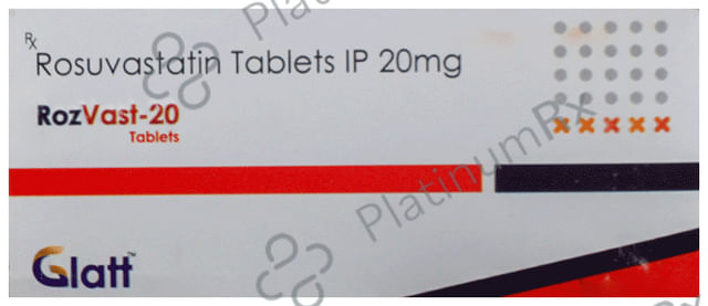 Rozvast 20mg Tablet 15s