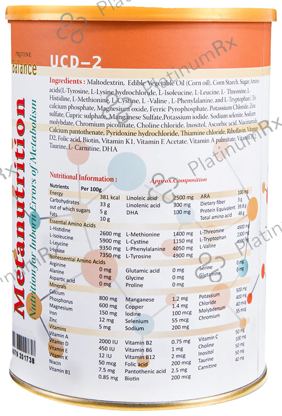 Pristine Balance Metanutrition UCD 2 (3 Years & Above) Powder Chocolate