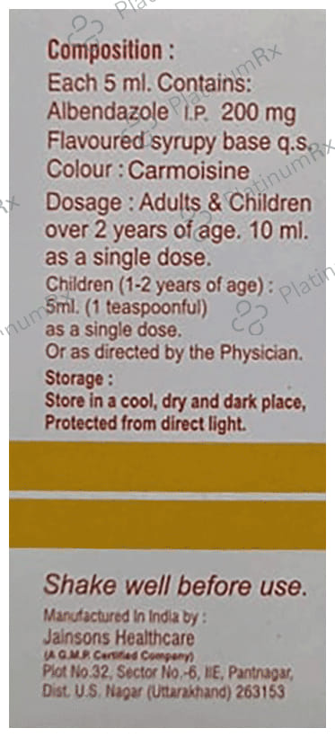 Beworm 200mg Syrup 10ml