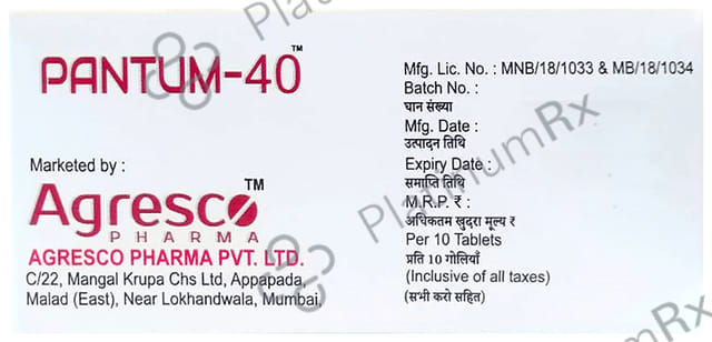 Pantum 40mg Tablet