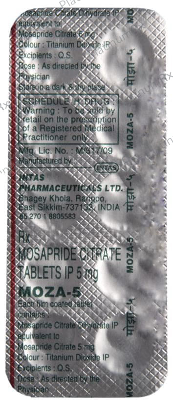 Moza 5mg Tablet 10s