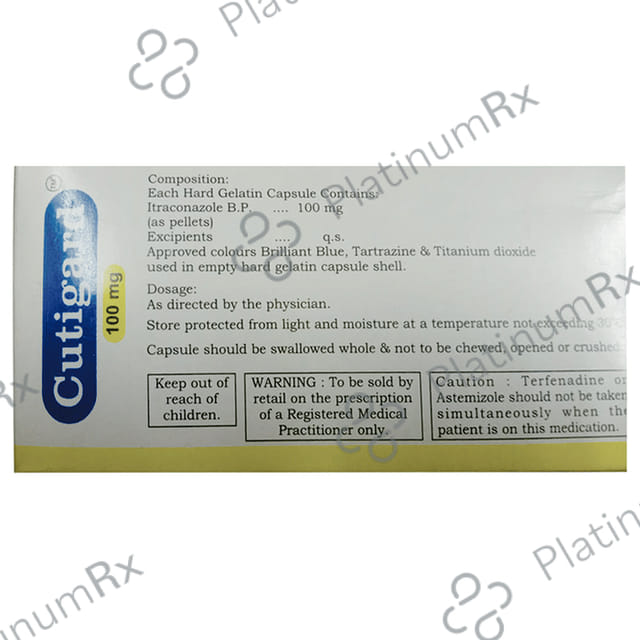 Cutigard 100mg Capsule