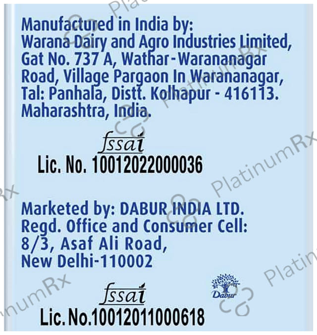 Dabur Real Fruit Power Activ Coconut Water
