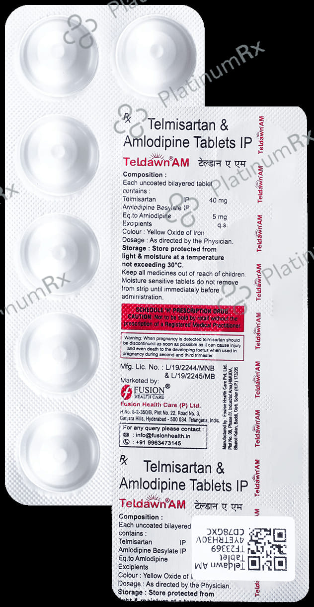 Teldawn AM 5/40mg Tablet 10s