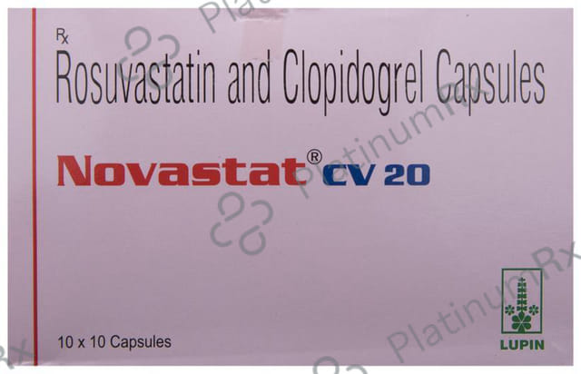Novastat CV 20/75mg Capsule 10s