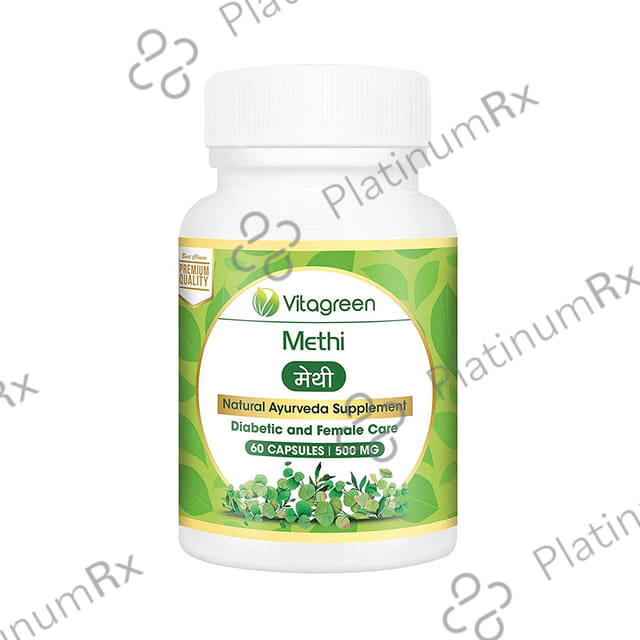 Vitagreen Methi 500mg Capsule