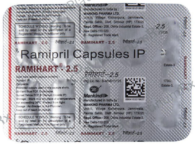 Ramihart 2.5mg Capsule 10s