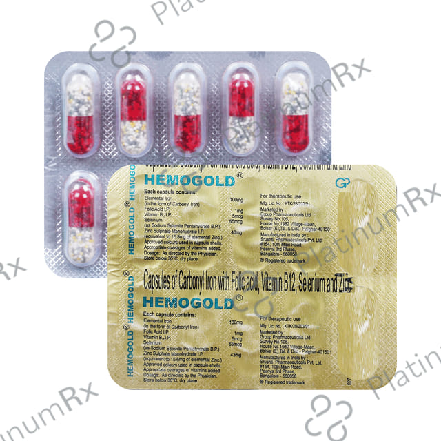 Hemogold Capsule 10s