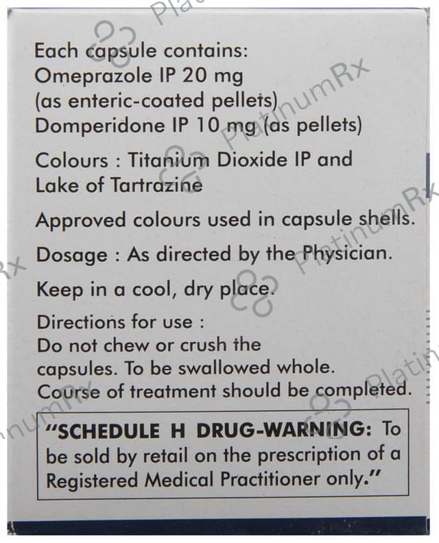 Omiflux 10/20mg Capsule 10s