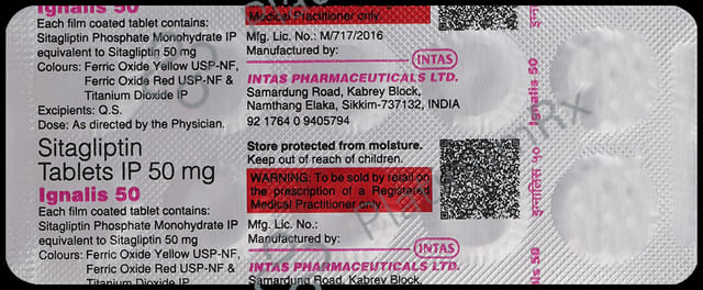 Ignalis 50mg Tablet 10s