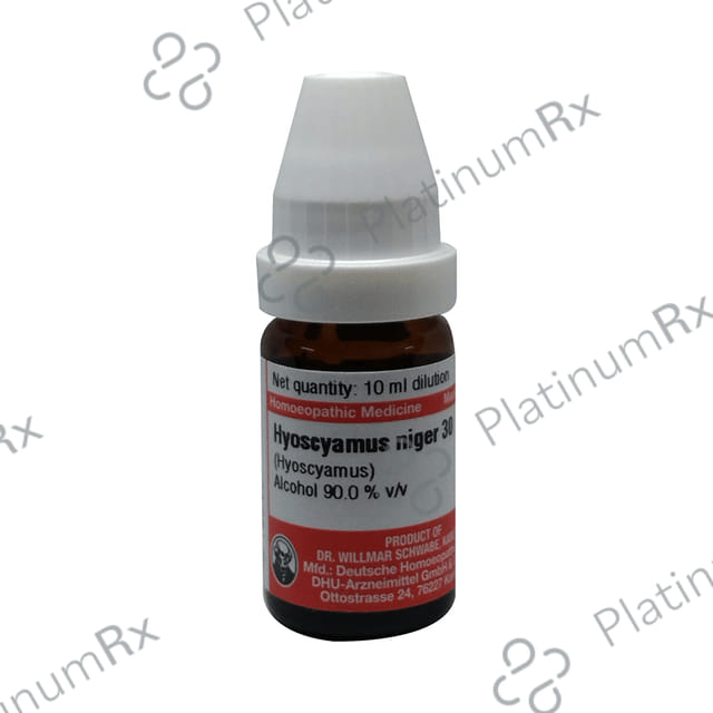 Dr Willmar Schwabe Germany Hyoscyamus Niger Dilution 30