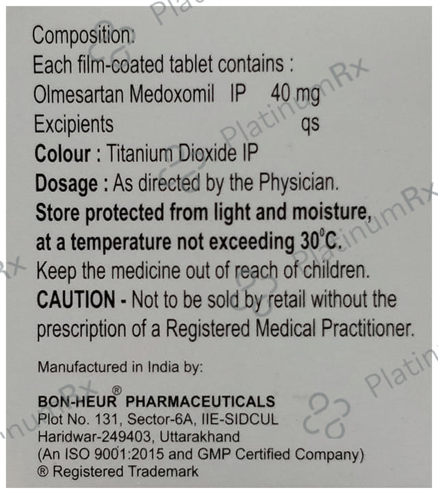 Olmecaid 40 Tablet