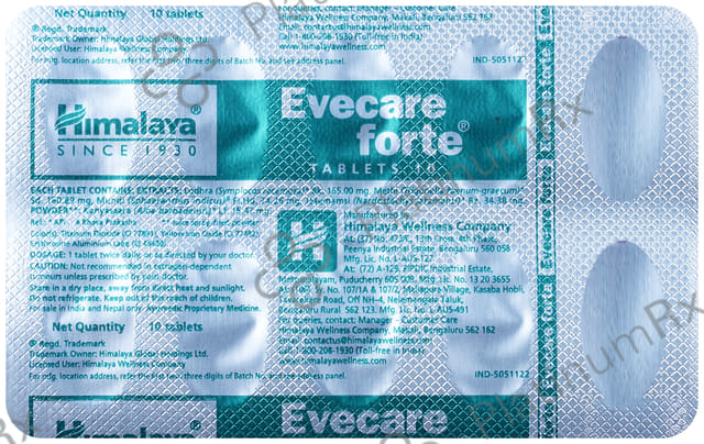 Himalaya Evecare Forte Tablet 10s