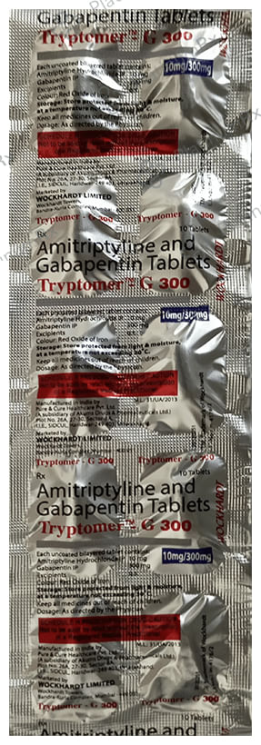 Tryptomer G 300/10mg Tablet 10s